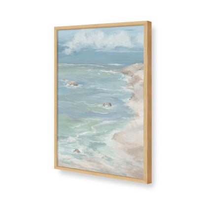 [Color:American Maple], Picture of art in a American Maple frame of the corner