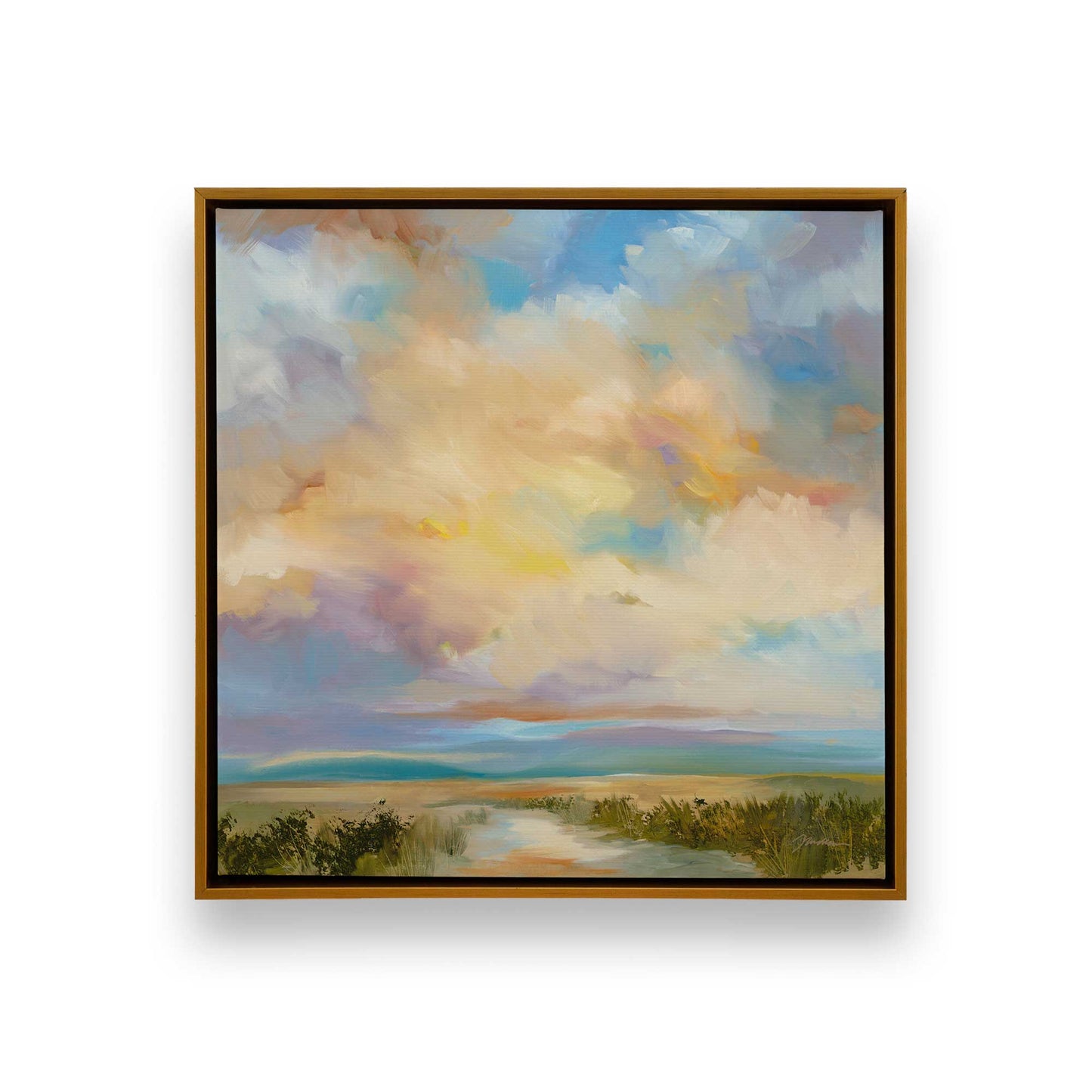[Color:Polished Gold], Picture of art in a Polished Gold frame