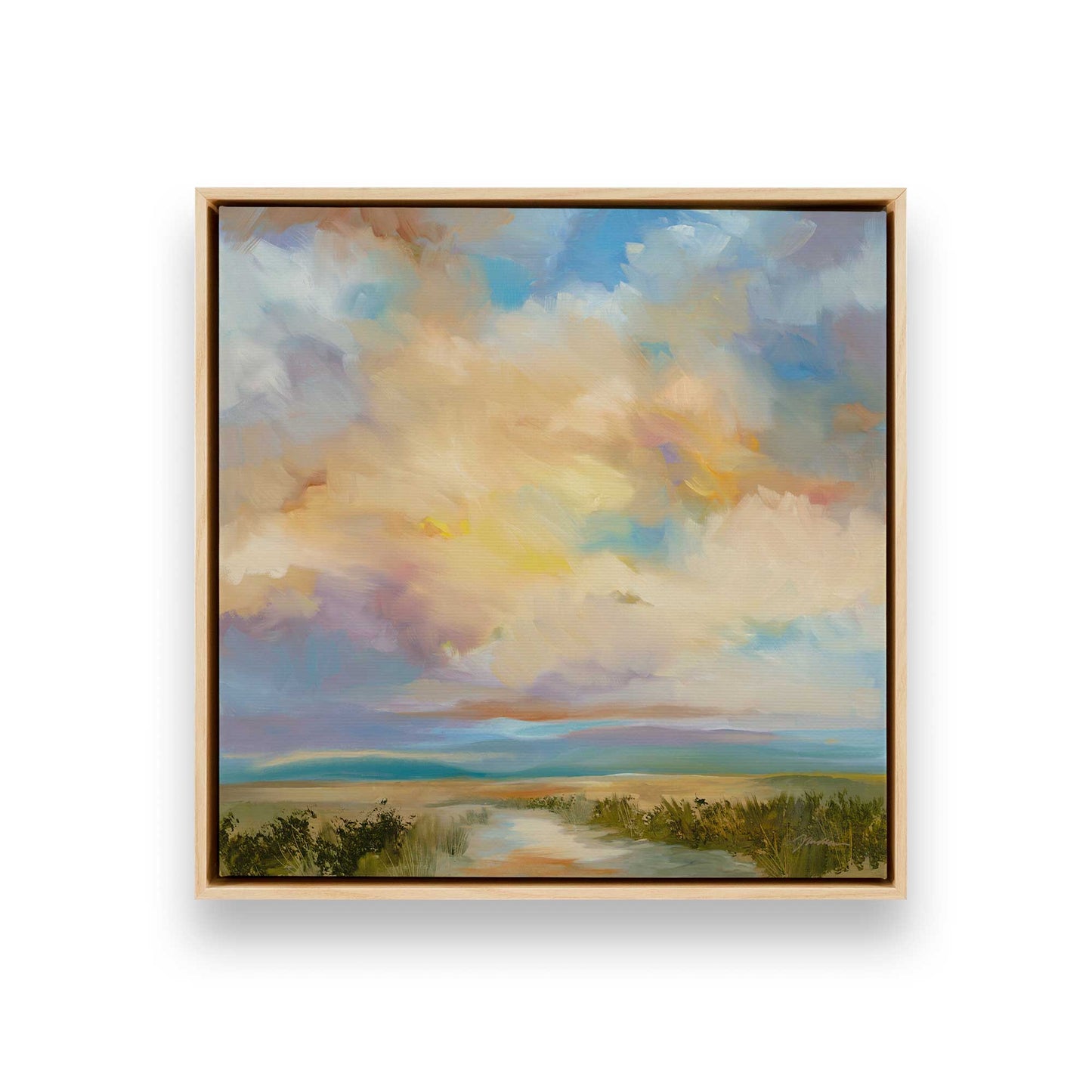 [Color:American Maple], Picture of art in an American Maple frame