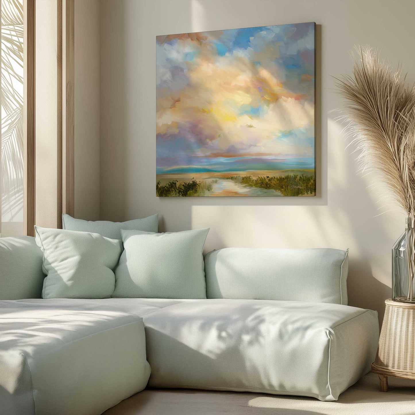 Picture of art in a room