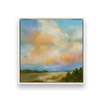 [Color:Opaque White], Picture of art in a White frame