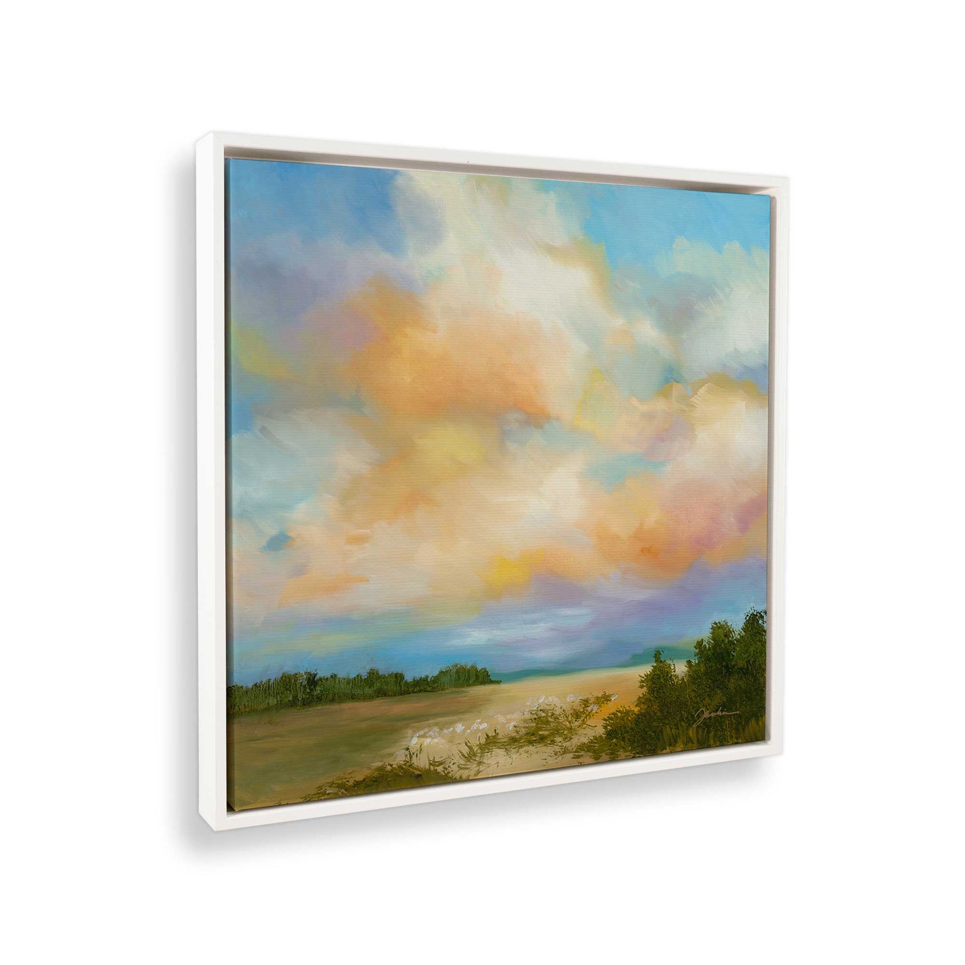[Color:Opaque White], Picture of the corner of the art