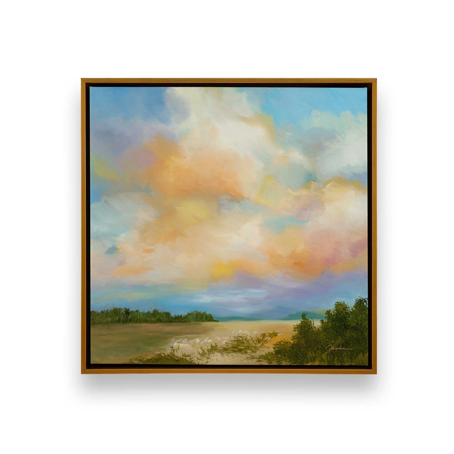 [Color:Polished Gold], Picture of art in a Polished Gold frame