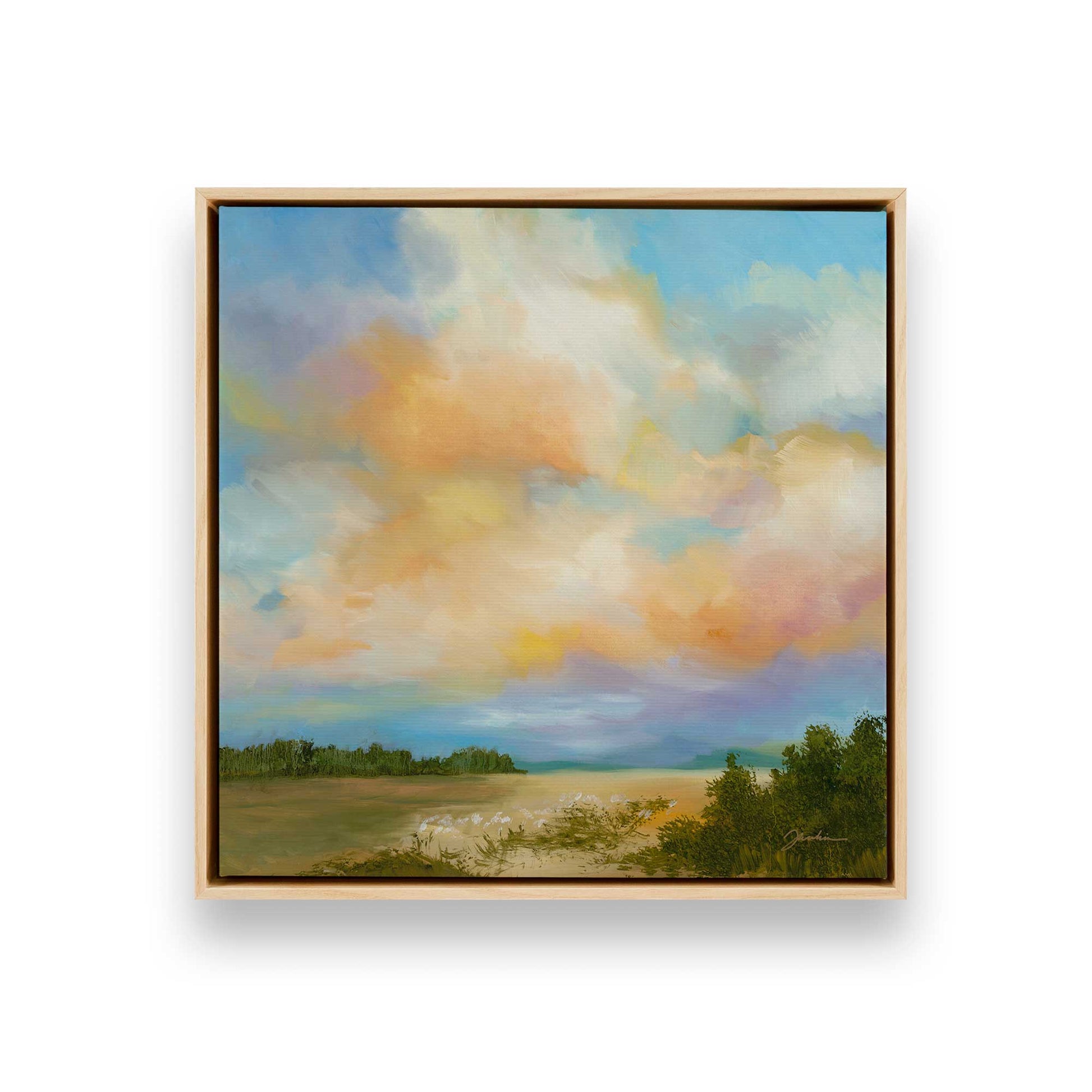 [Color:American Maple], Picture of art in an American Maple frame