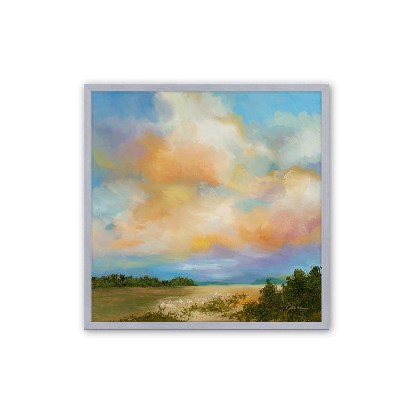 [Color:Polished Chrome], Picture of art in a Polished Chrome frame