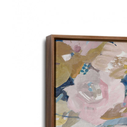 [Color:Walnut], Picture of art in a Walnut frame at an angle