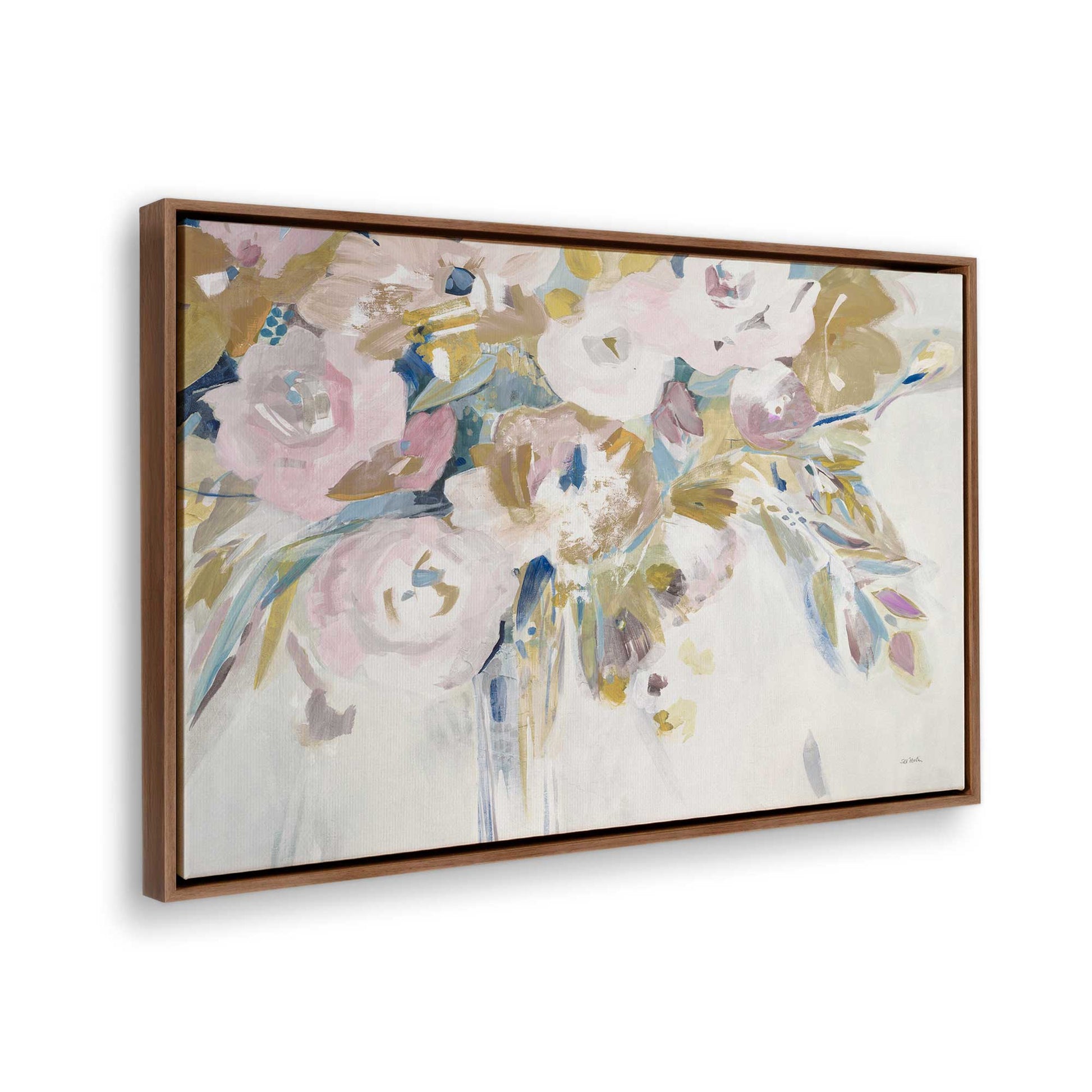 [Color:Walnut], Picture of the corner of the art