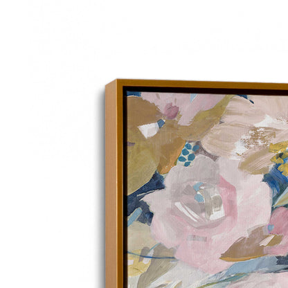 [Color:Polished Gold], Picture of art in a Polished Gold frame at an angle