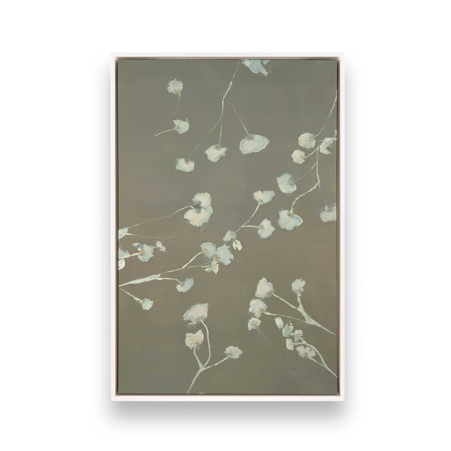 [Color:Opaque White], Picture of art in a White frame