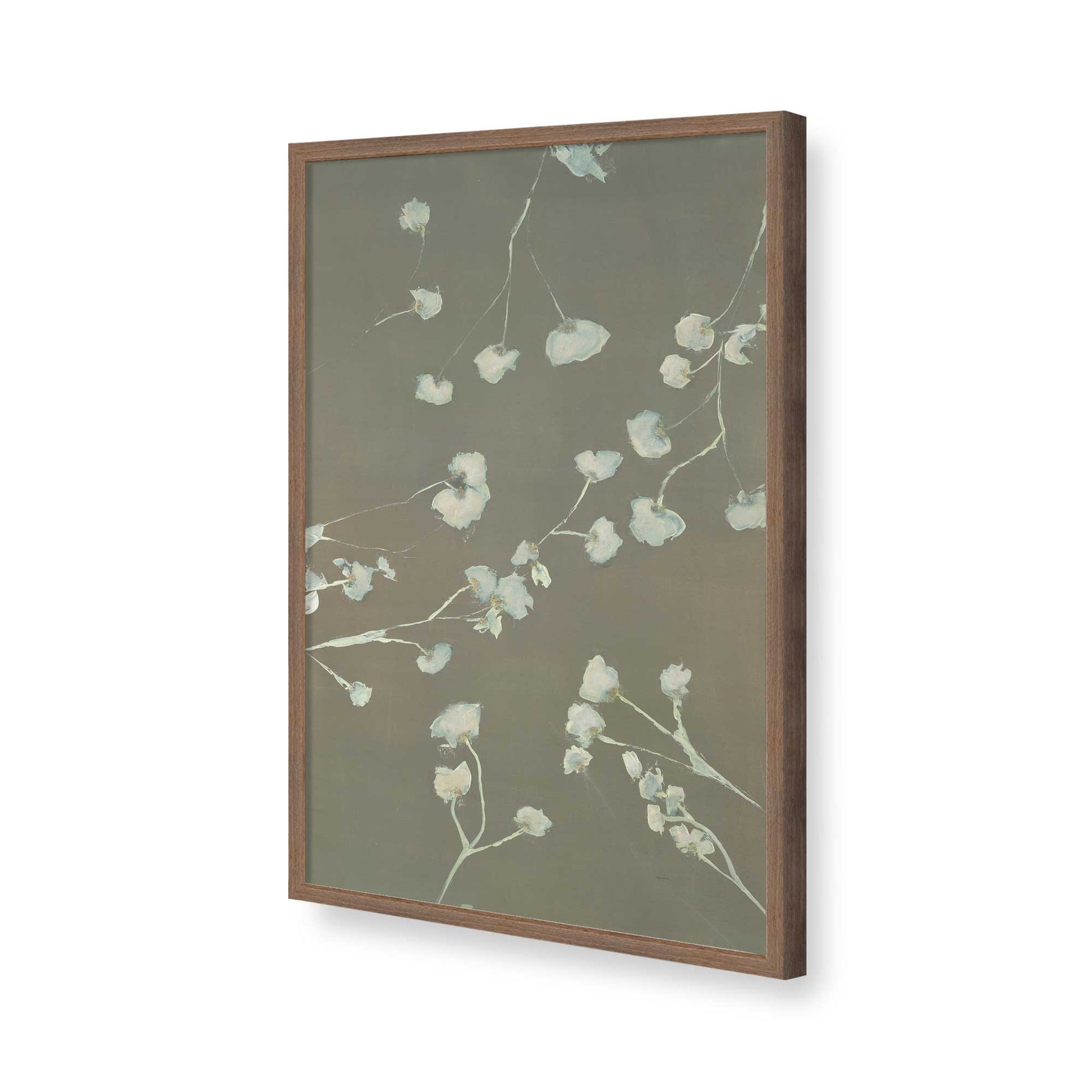 [Color:Walnut], Picture of art in a Walnut frame of the corner