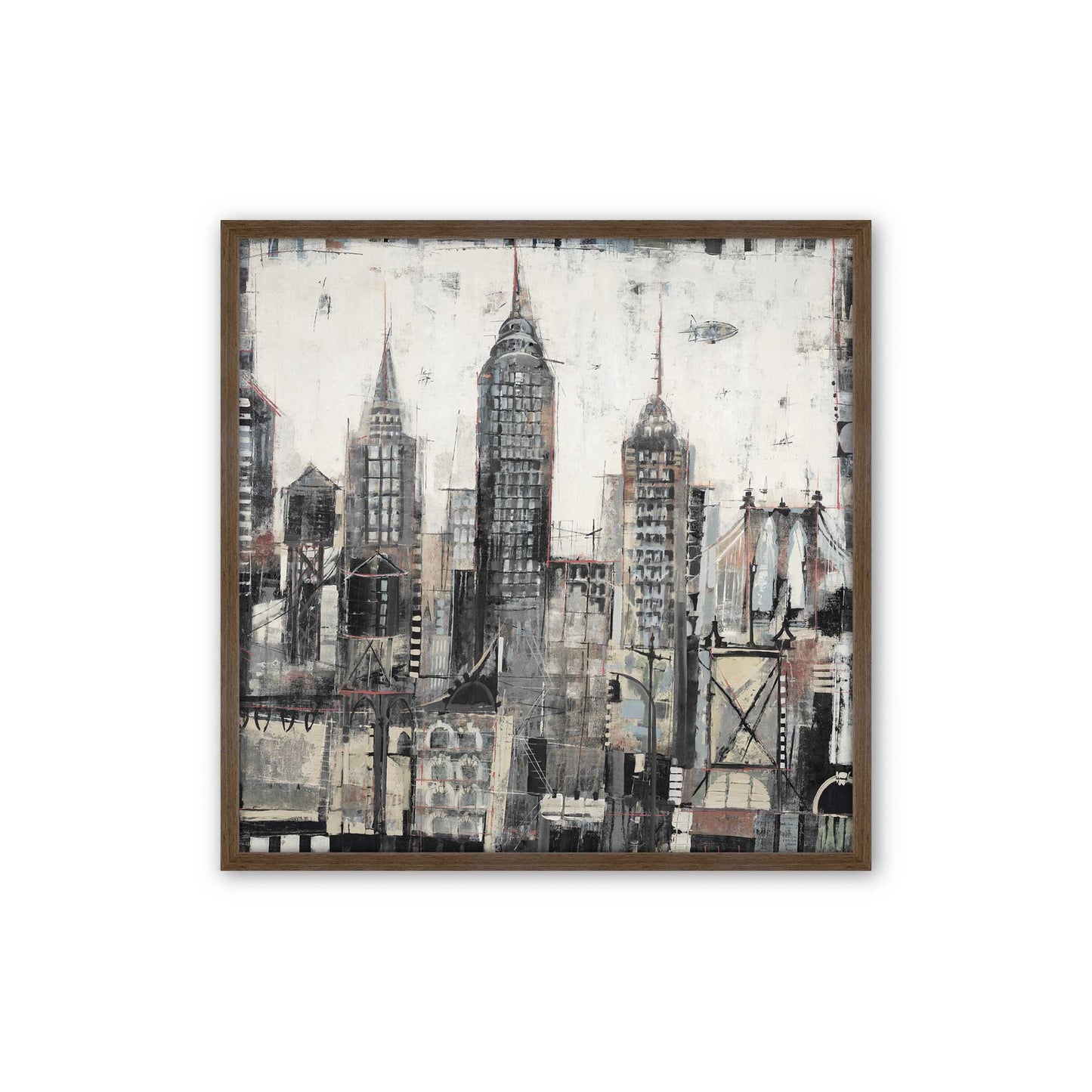 [Color:Walnut], Picture of art in a Walnut frame
