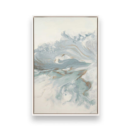 [Color:Opaque White], Picture of art in a White frame