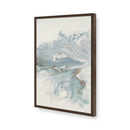 [Color:Brown], Picture of art in a Brown frame of the corner