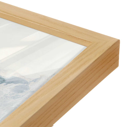 [Color:American Maple], Picture of art in a American Maple frame at an angle