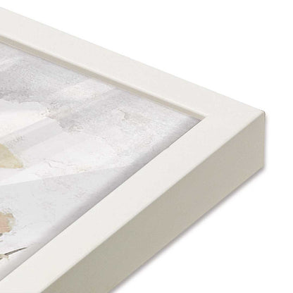 [Color:Opaque White], Picture of art in a Opaque White frame at an angle