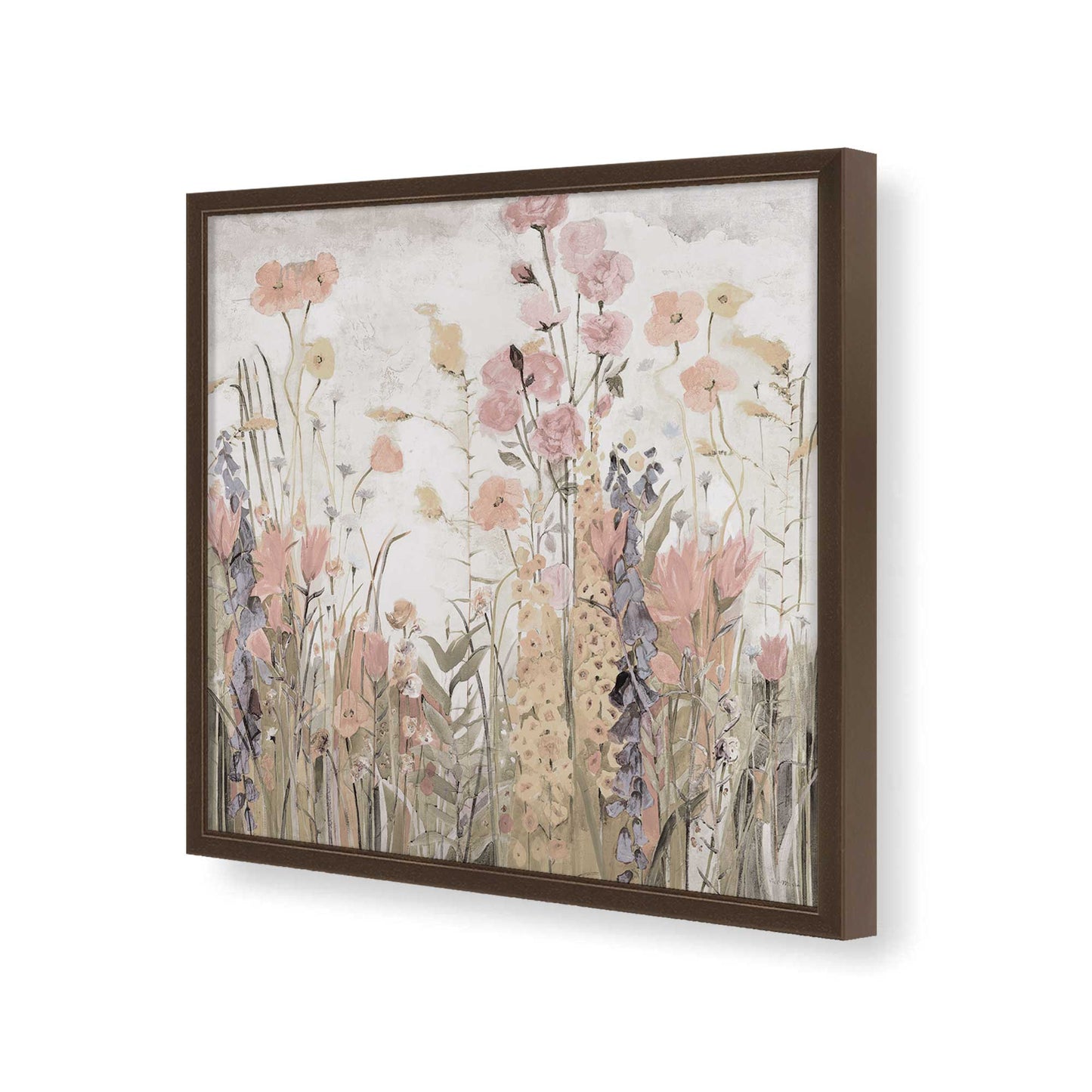 [Color:Espresso], Picture of art in a Espresso frame of the corner
