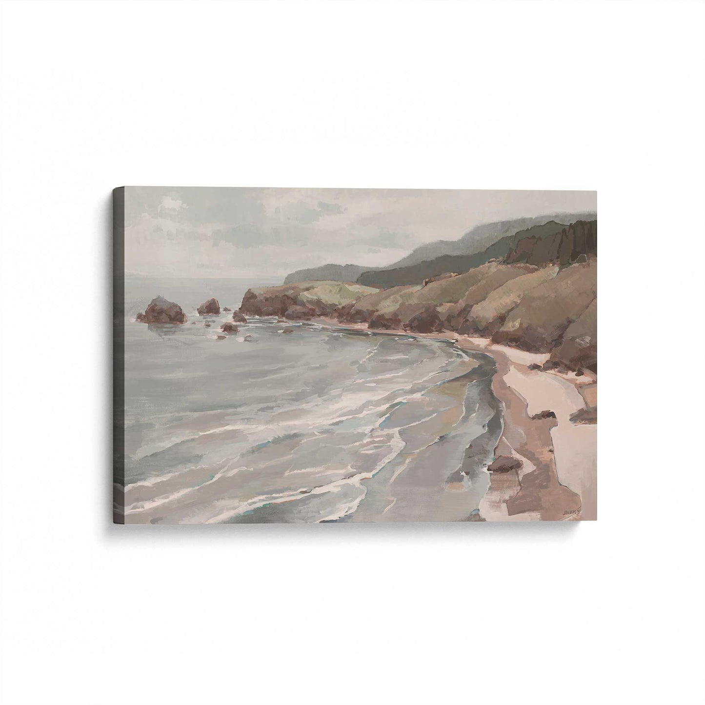 [Color:Stretched Canvas], Picture of art at an angle