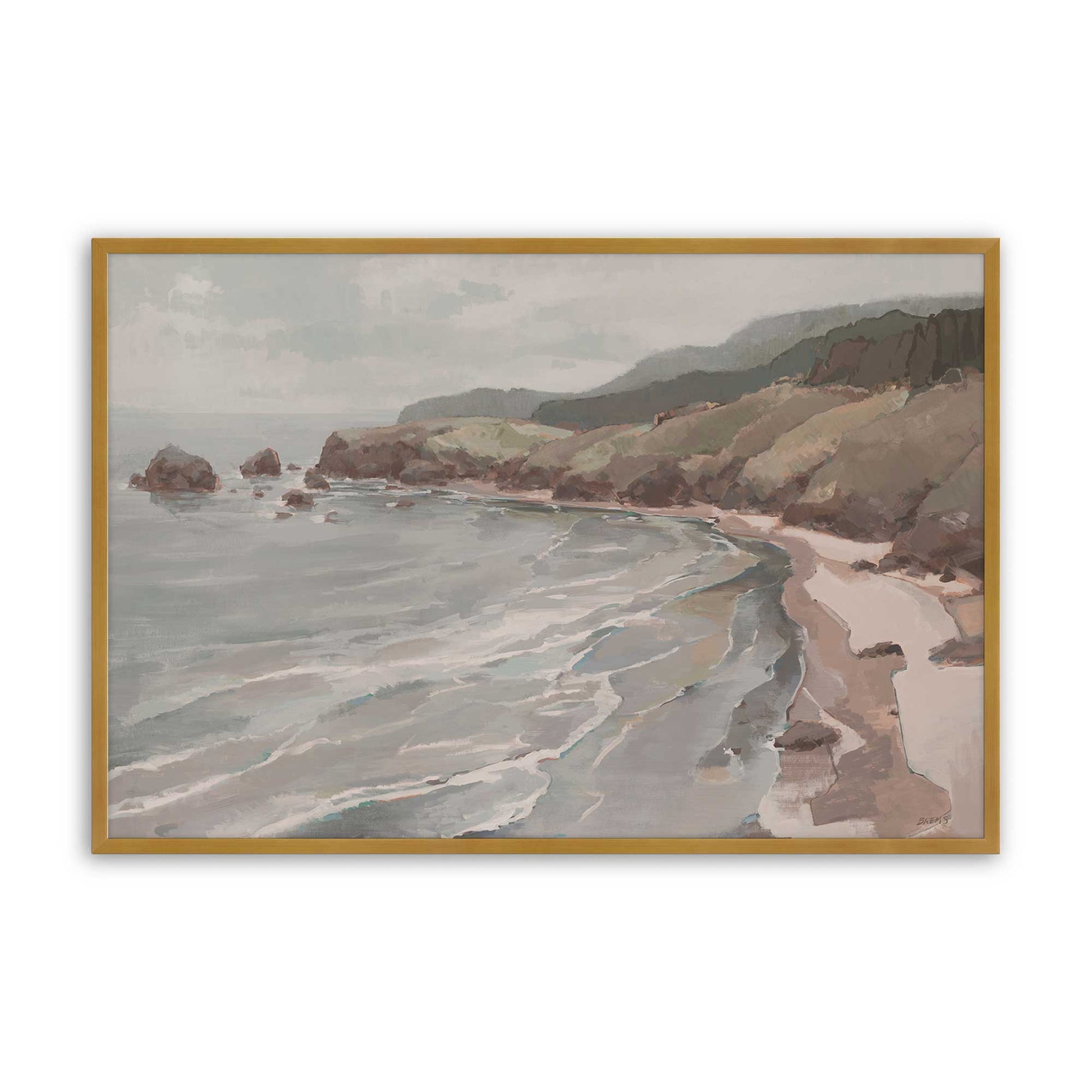 [Color:Polished Gold], Picture of art in a Polished Gold frame