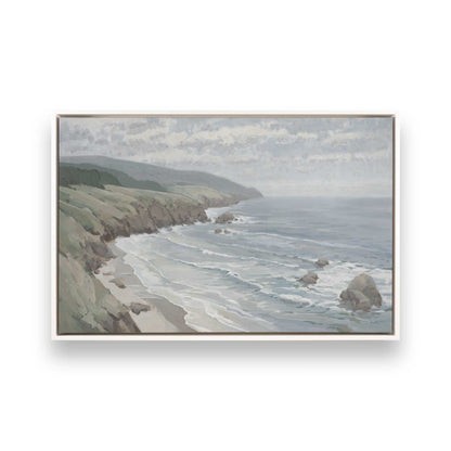 [Color:Opaque White], Picture of art in a White frame