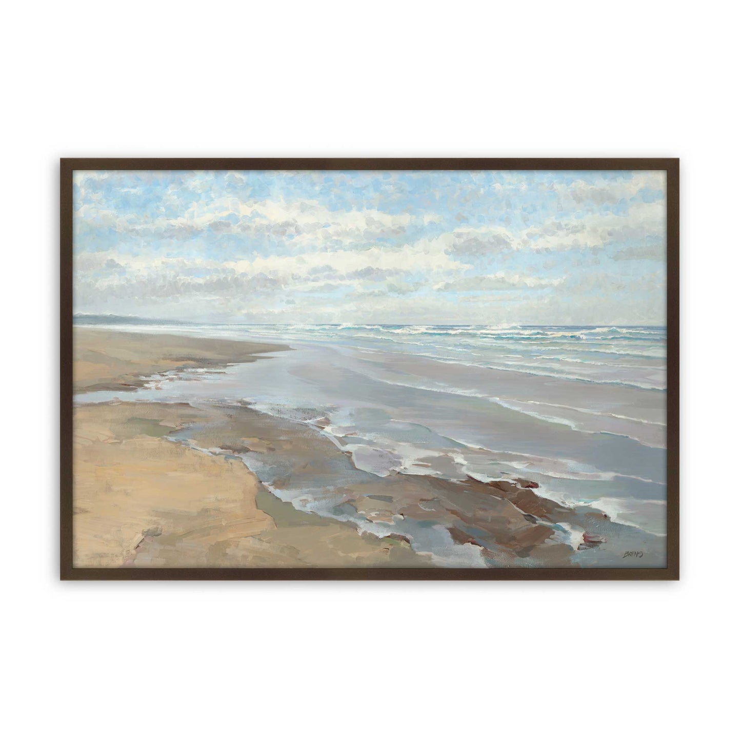 [Color:Belvinder Brown], Picture of art in a Belvinder Brown frame