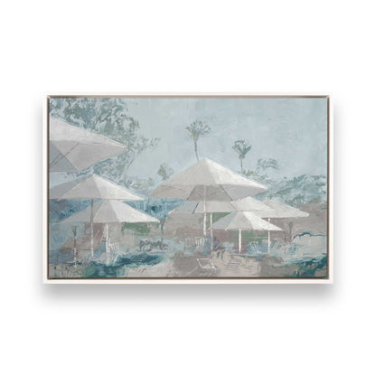 [Color:Opaque White], Picture of art in a White frame