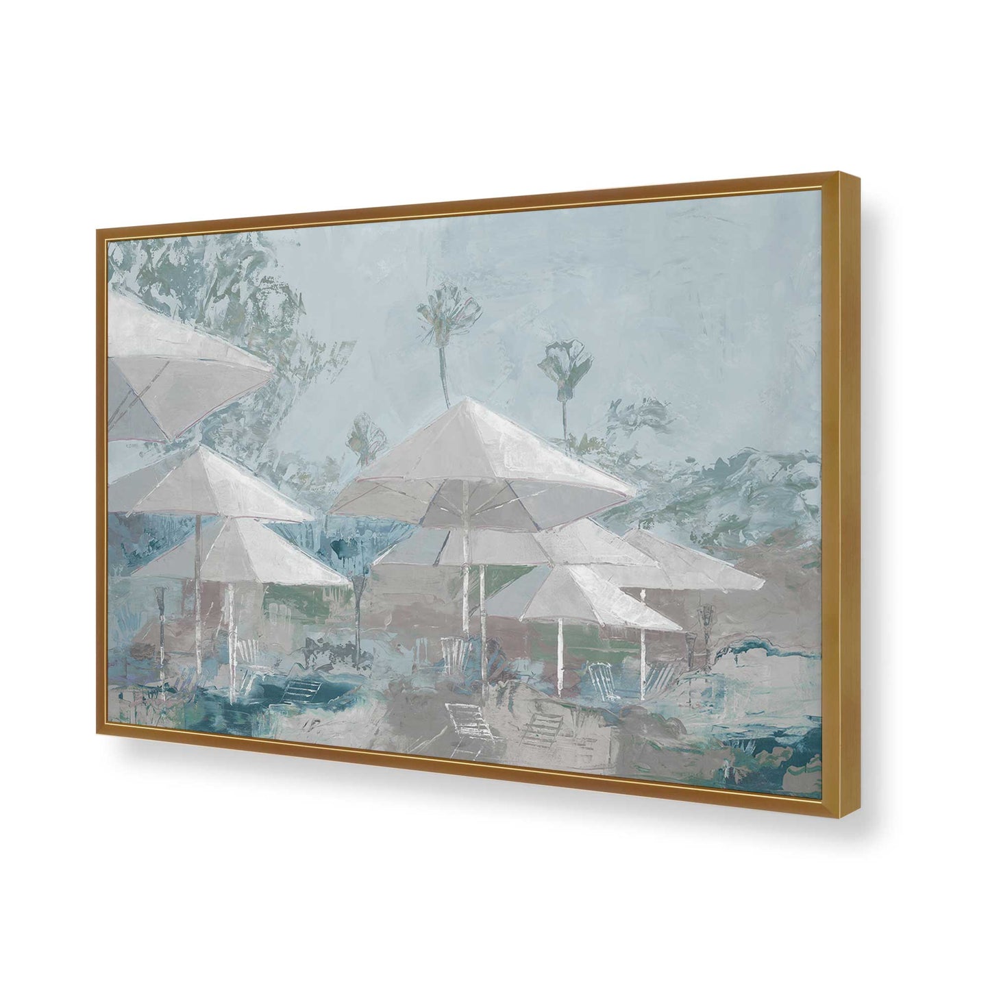 [Color:Polished Gold], Picture of art in a Polished Gold frame of the corner