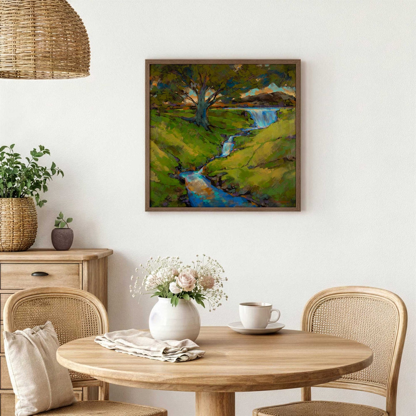 Picture of art in a room