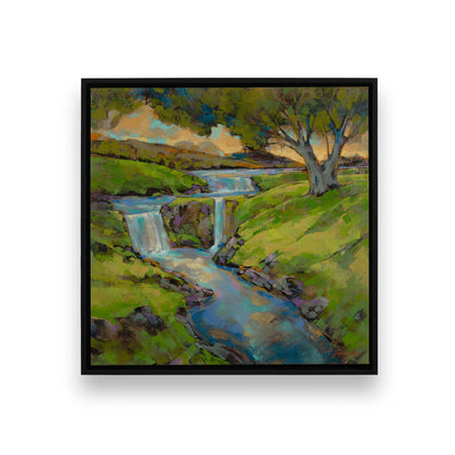[Color:Satin Black], Picture of art in a Satin Black frame