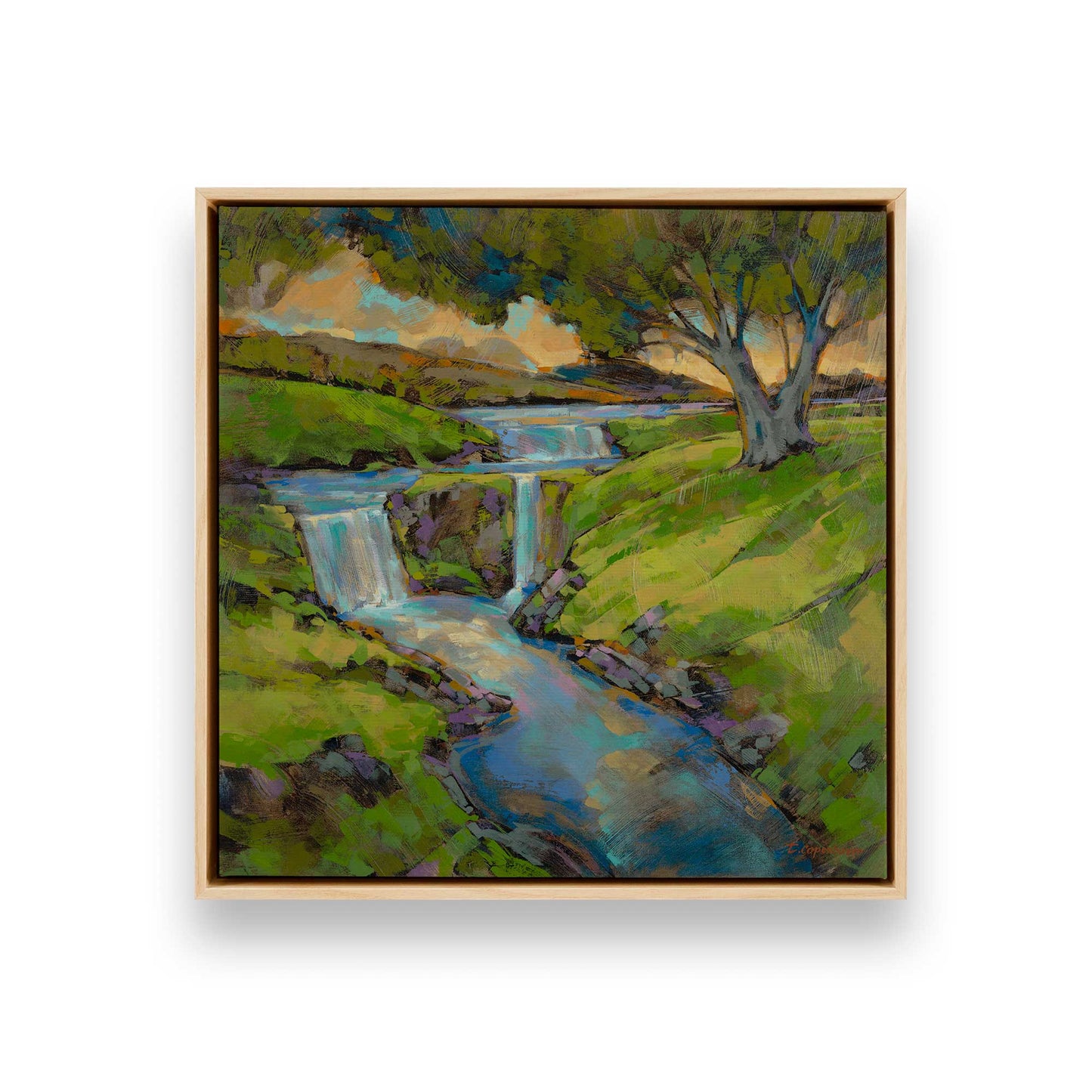 [Color:American Maple], Picture of art in a American Maple frame