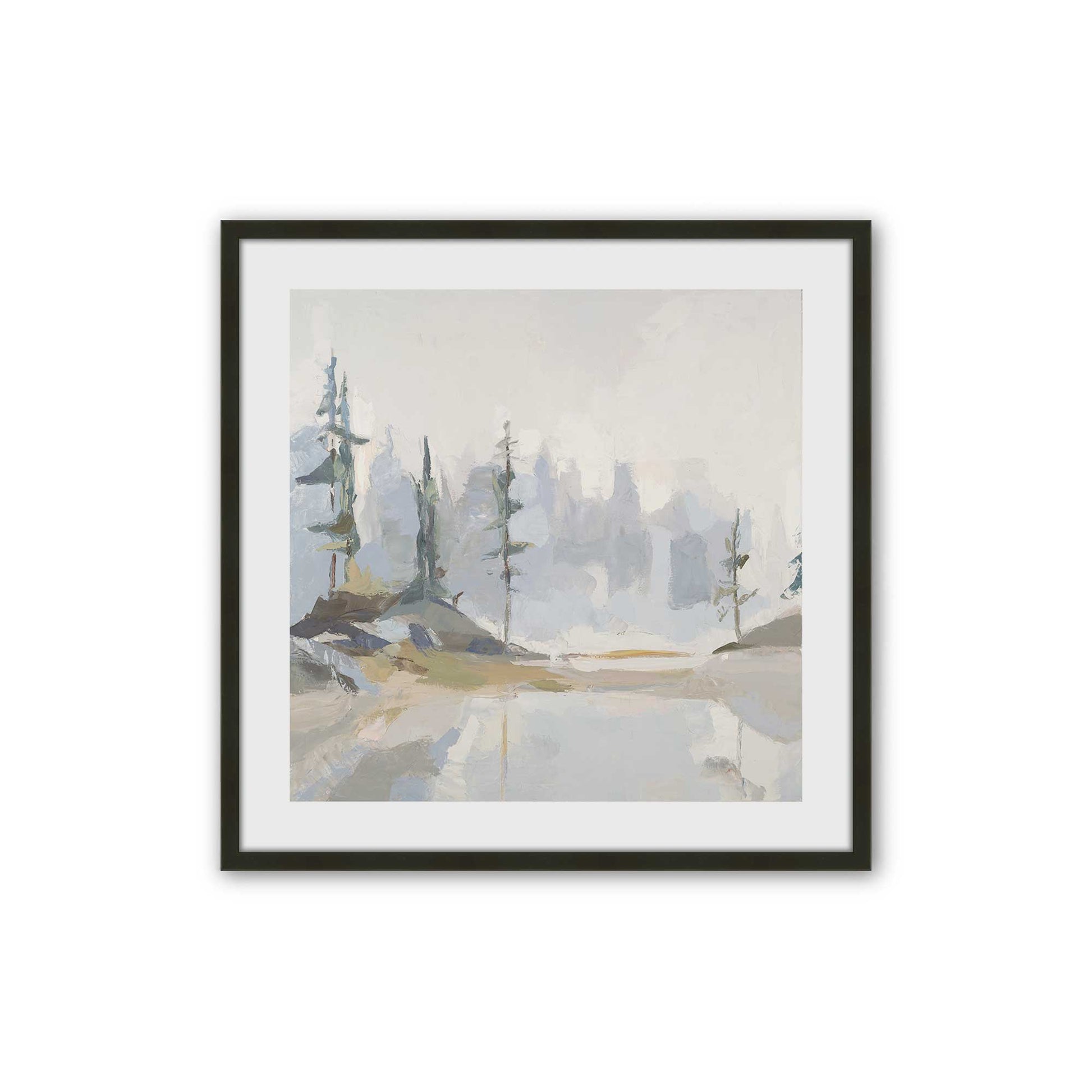 [Color:Satin Black], Picture of art in a Satin Black frame
