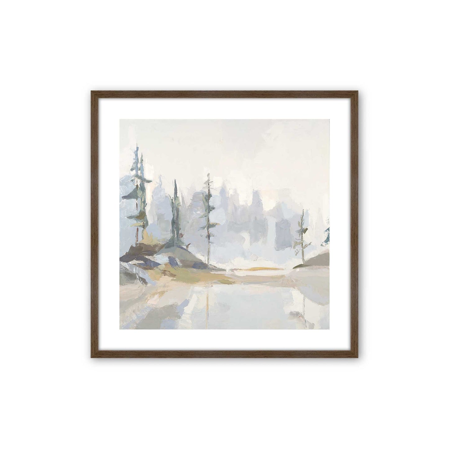 [Color:Walnut], Picture of art in a Walnut frame