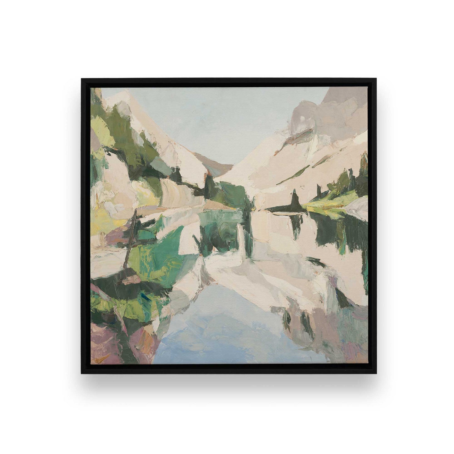[Color:Satin Black], Picture of art in a Satin Black frame