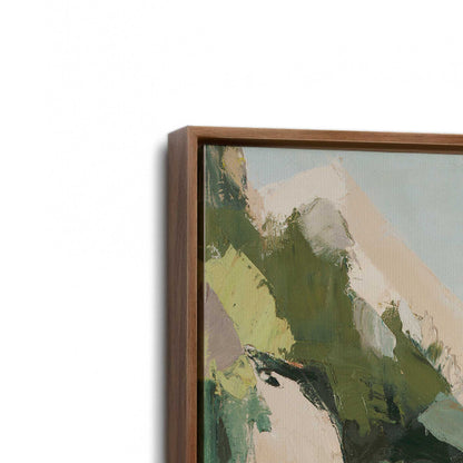 [Color:Walnut], Picture of art in a Walnut frame at an angle