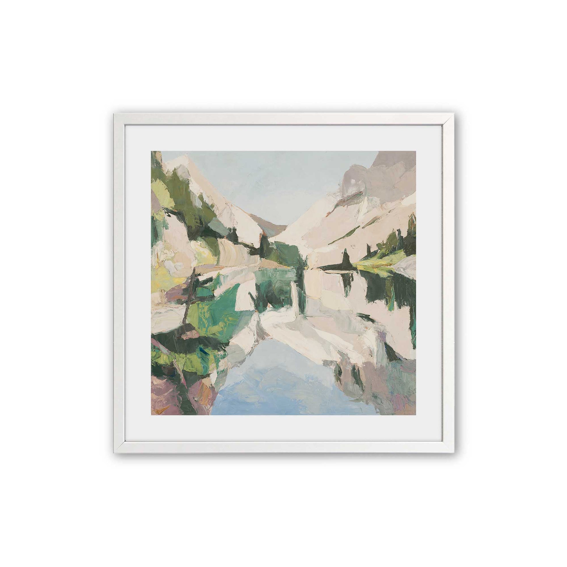 [Color:Opaque White], Picture of art in a Opaque White frame