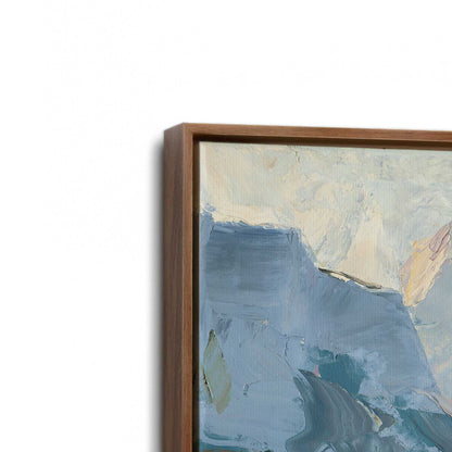 [Color:Walnut], Picture of art in a Walnut frame at an angle