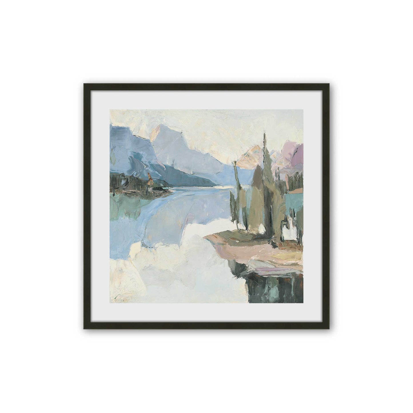 [Color:Satin Black], Picture of art in a Satin Black frame
