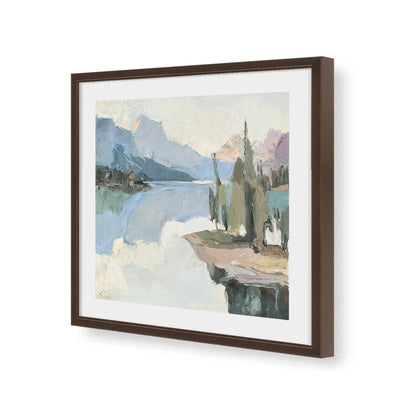 [Color:Espresso], Picture of art in a Espresso frame of the corner