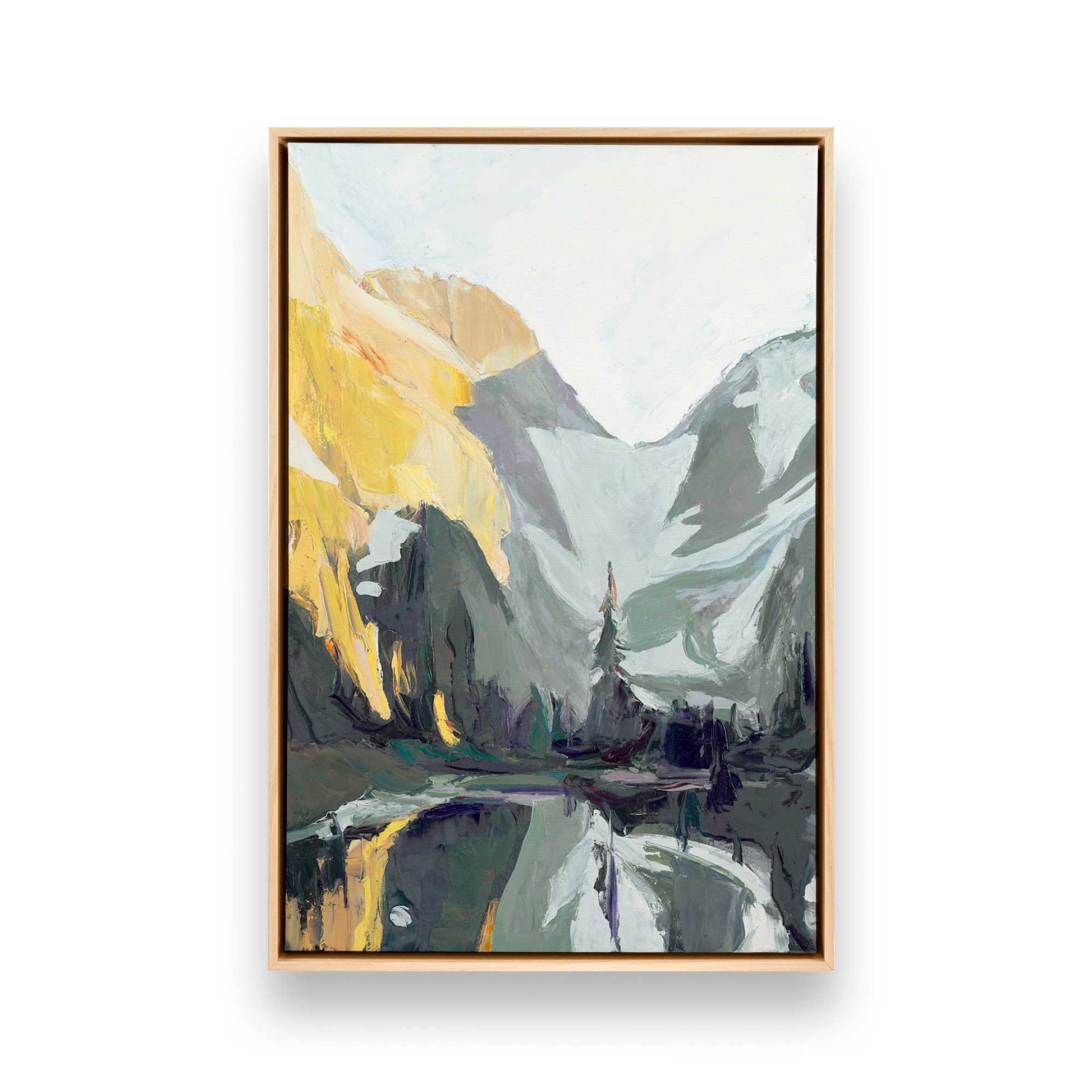 [Color:American Maple], Picture of art in a American Maple frame