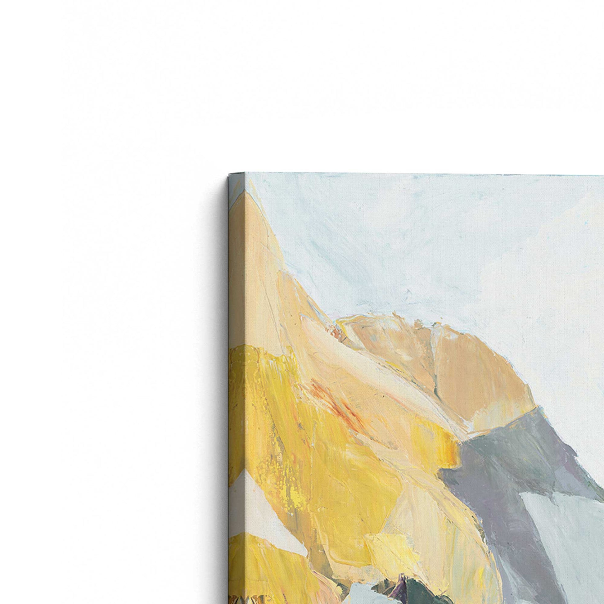 [Color:Stretched Canvas], Picture of the corner of the art
