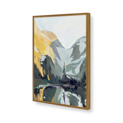 [Color:Polished Gold], Picture of art in a Polished Gold frame of the corner