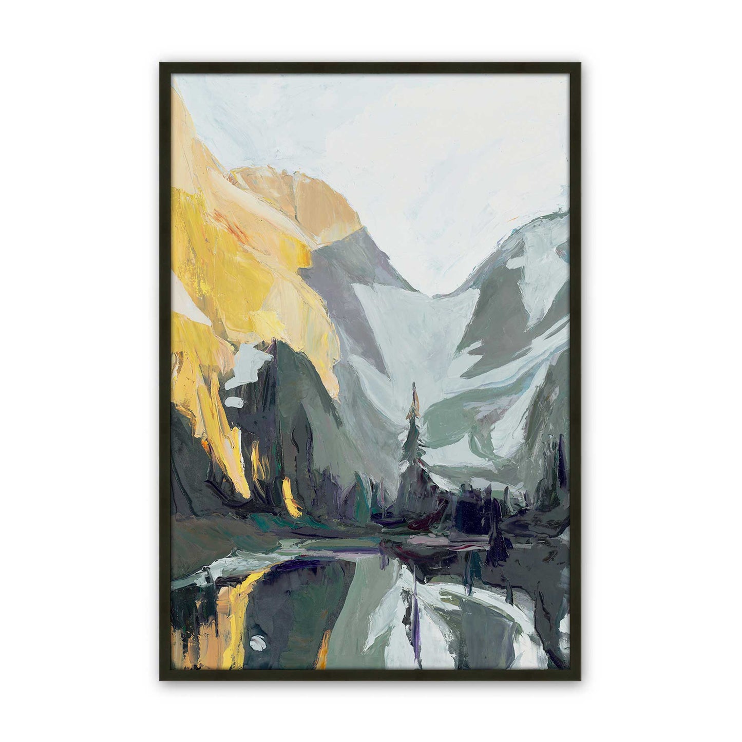[Color:Satin Black], Picture of art in a Satin Black frame