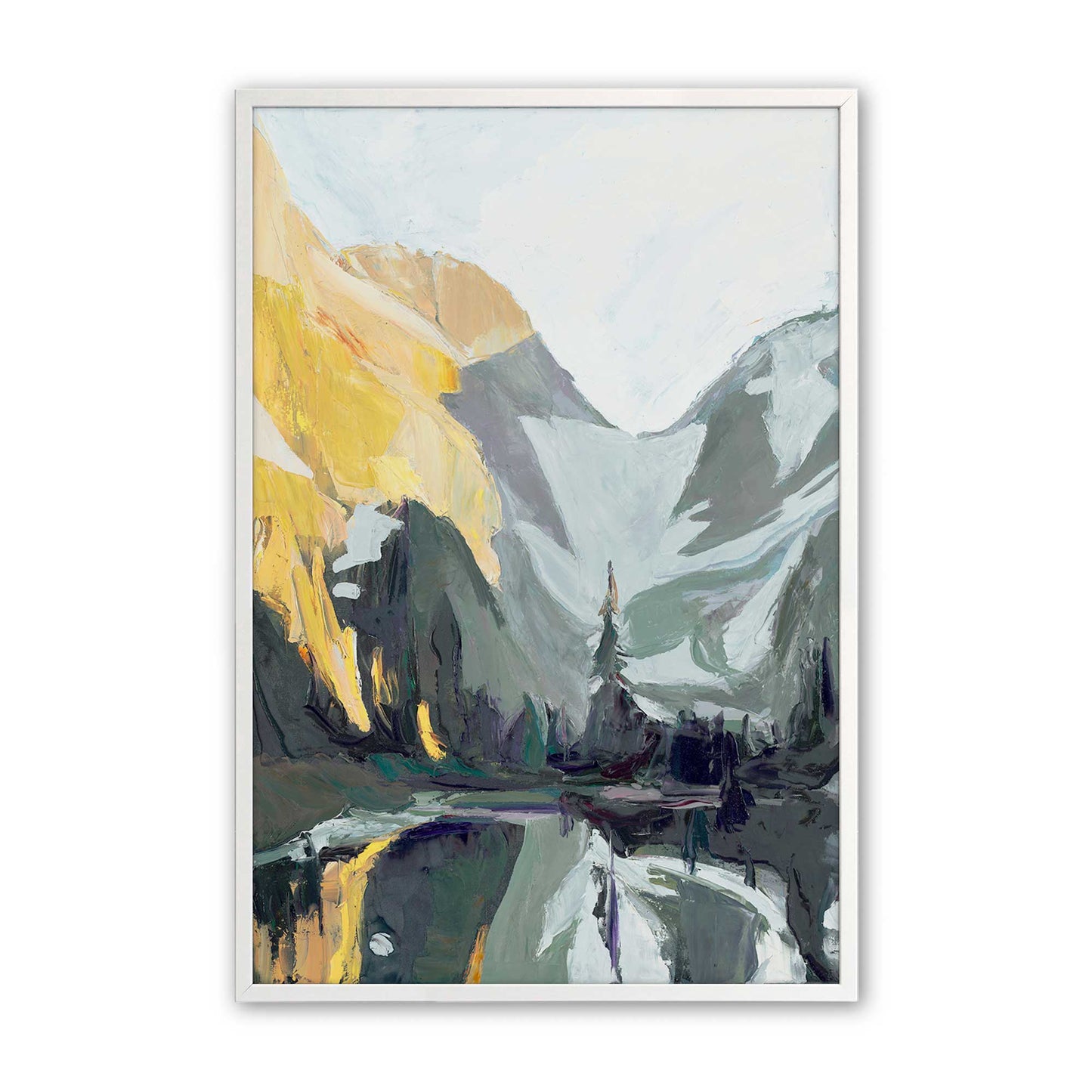 [Color:Opaque White], Picture of art in a Opaque White frame