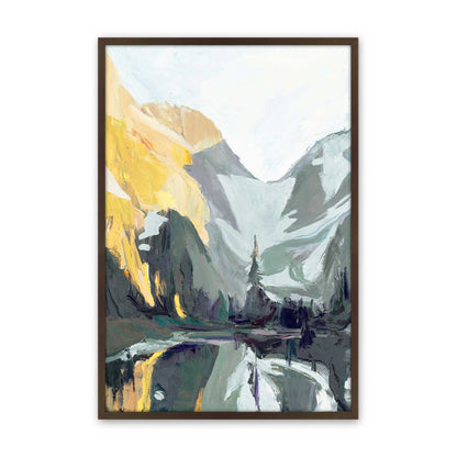 [Color:Brown], Picture of art in a Brown frame