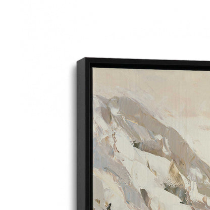 [Color:Satin Black], Picture of art in a Satin Black frame at an angle