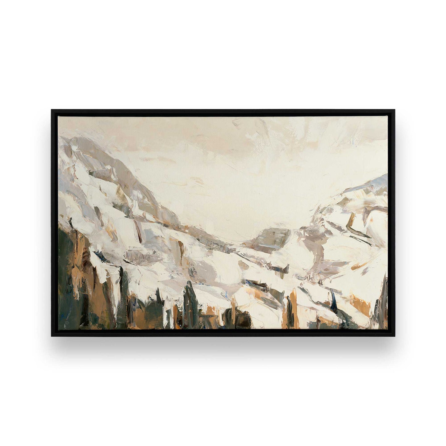 [Color:Satin Black], Picture of art in a Satin Black frame