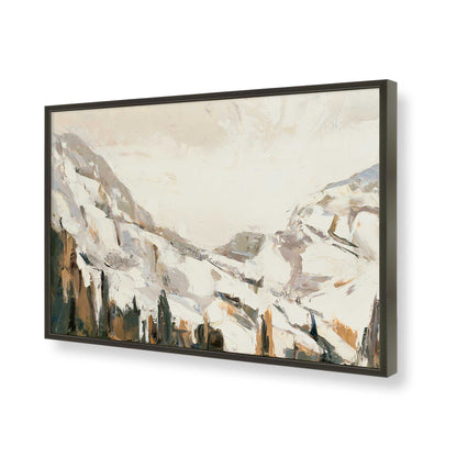 [Color:Satin Black], Picture of art in a Satin Black frame of the corner