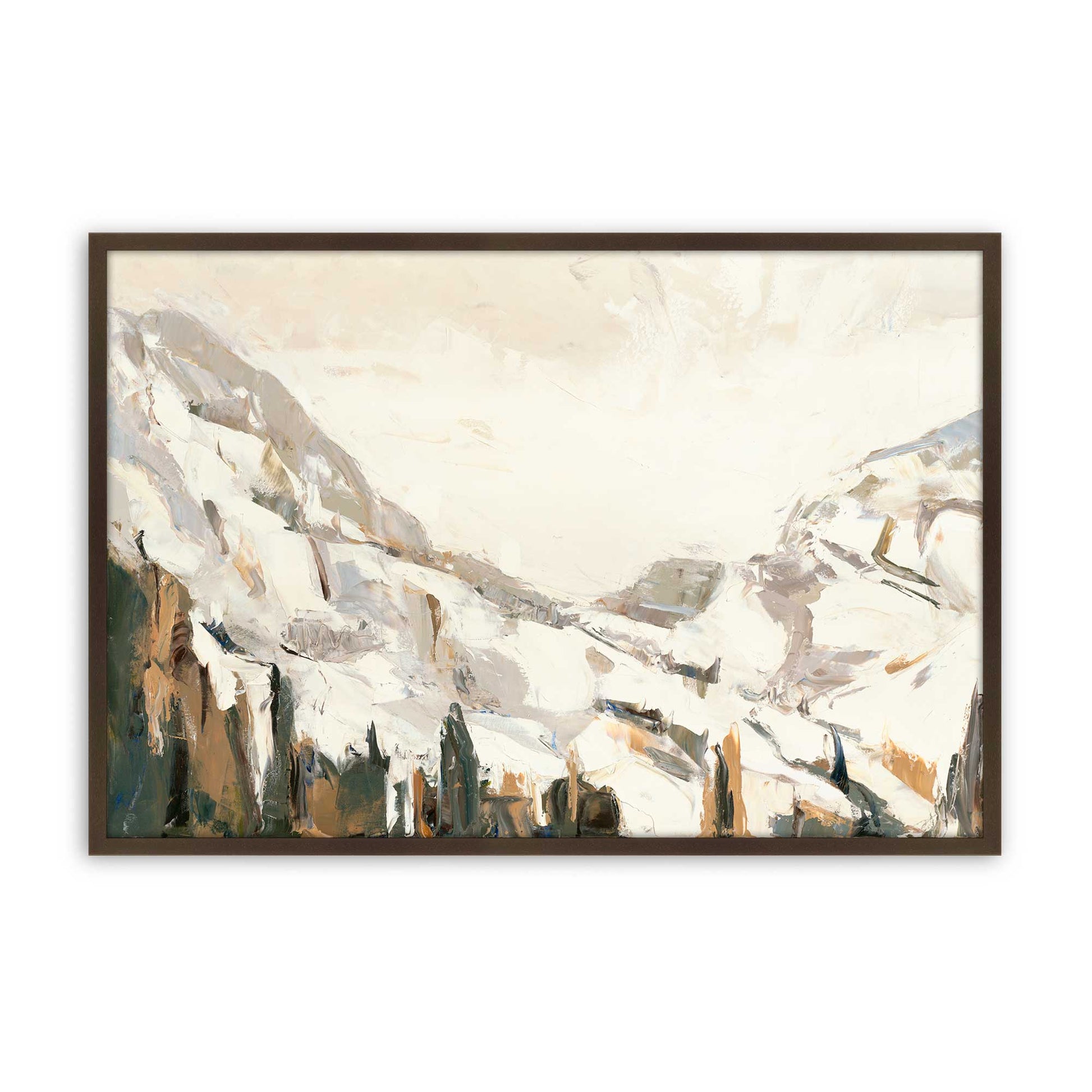 [Color:Brown], Picture of art in a Brown frame