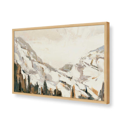 [Color:American Maple], Picture of art in a American Maple frame of the corner