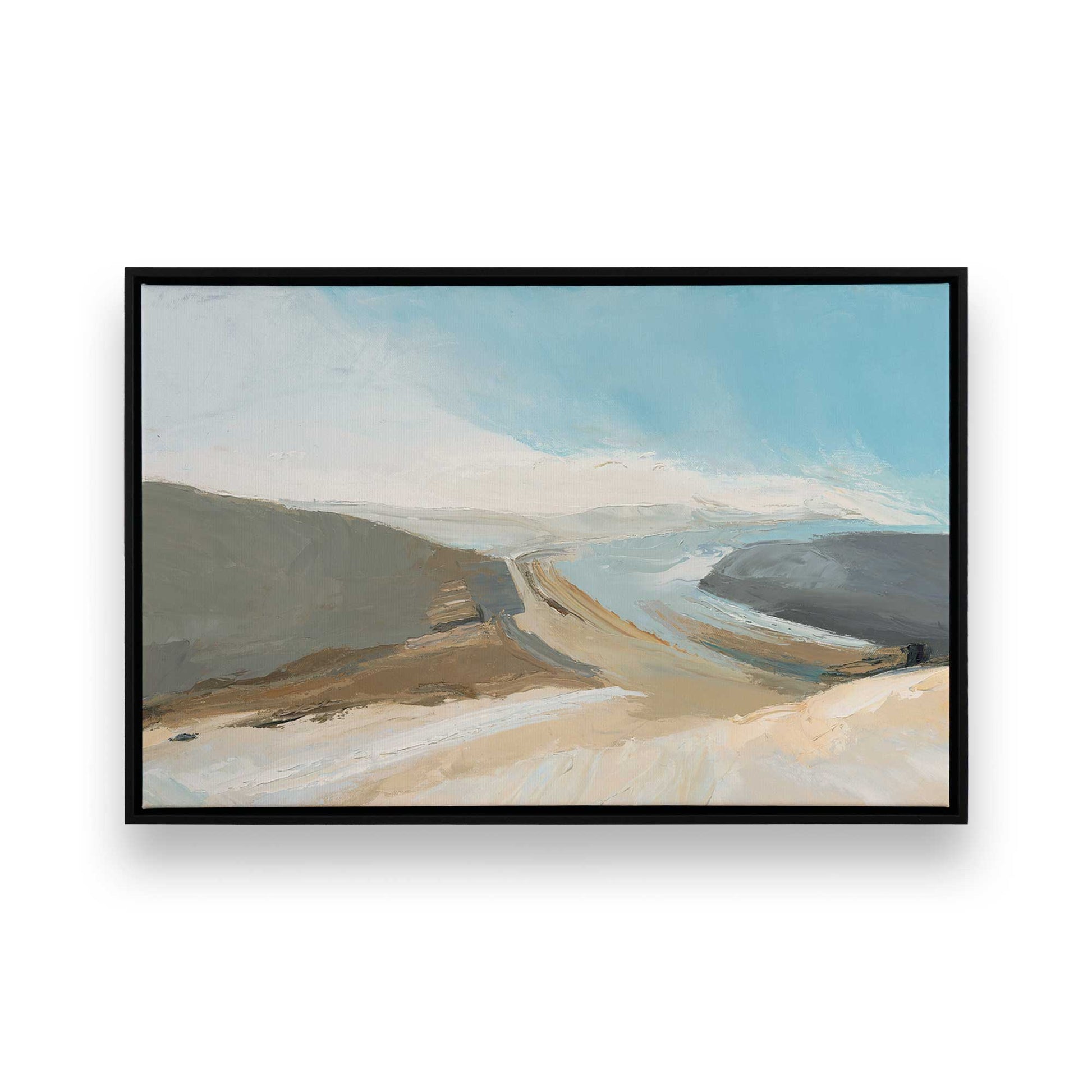 [Color:Satin Black], Picture of art in a Satin Black frame