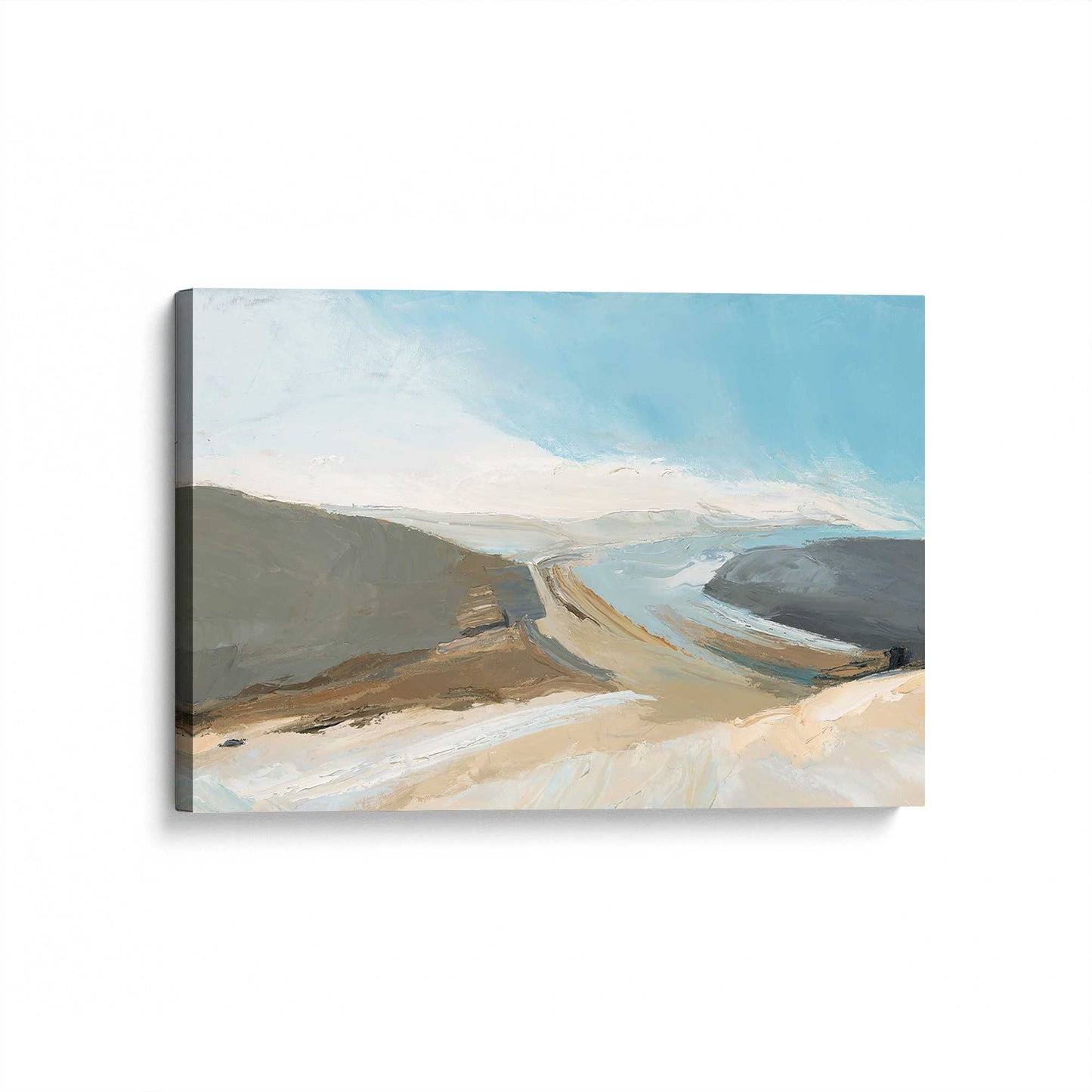 [Color:Stretched Canvas], Picture of art at an angle